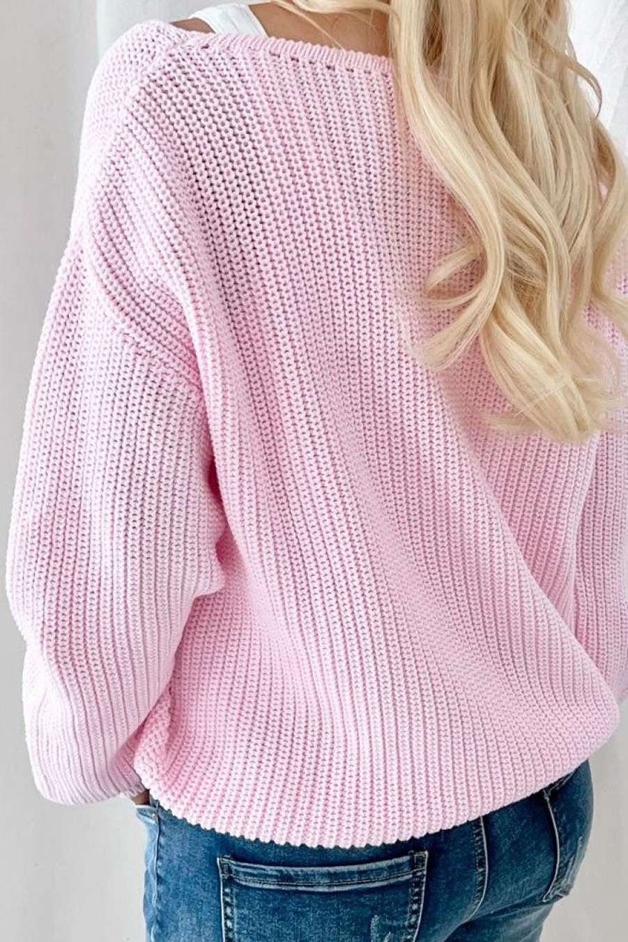 Muoti BYPIAS Neuleet | Sunset Puuvillaneule, Candy Pink