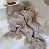 Koti Ja Sisustus BYPIAS | Wrinkles Pellavatorkkupeitto, Natural